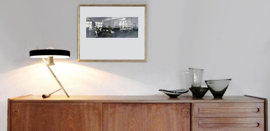 buffet avec lampe à poser z