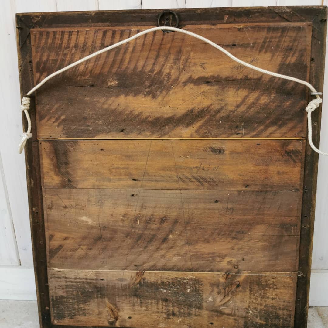 Miroir Doré Époque Louis XVI Directoire D'origine