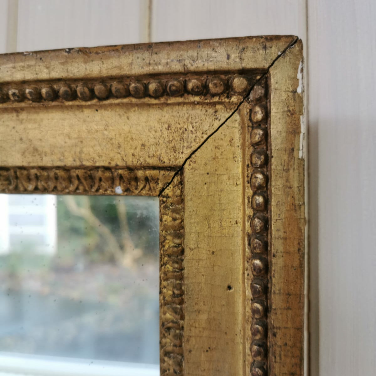 Miroir Doré Époque Louis XVI Directoire D'origine