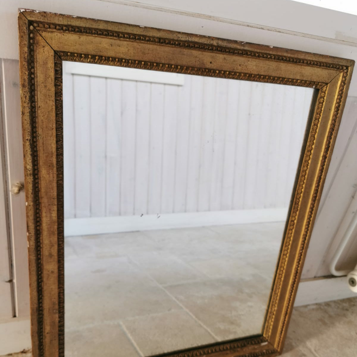 Miroir Doré Époque Louis XVI Directoire D'origine