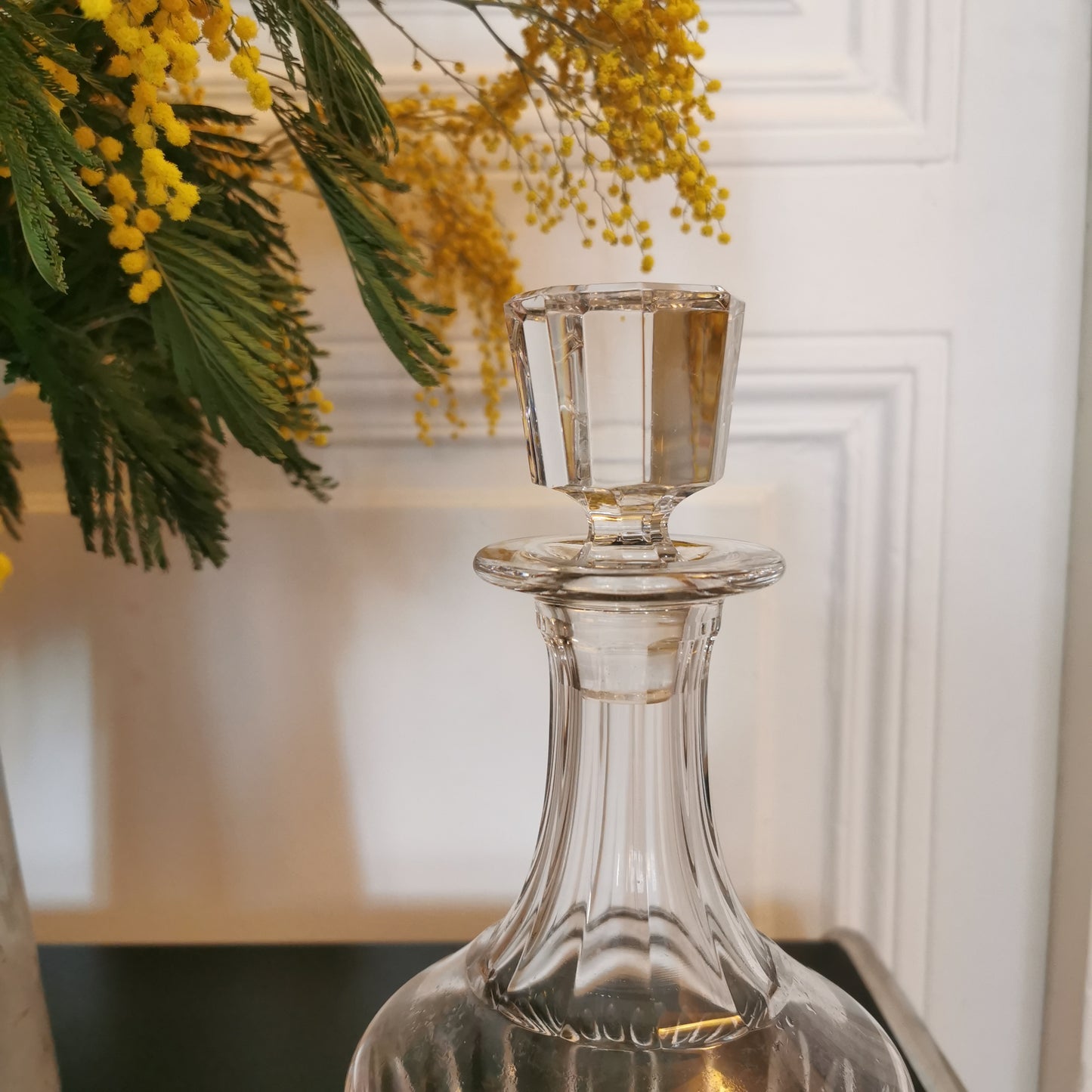 Carafe à whisky en cristal signé Saint Louis