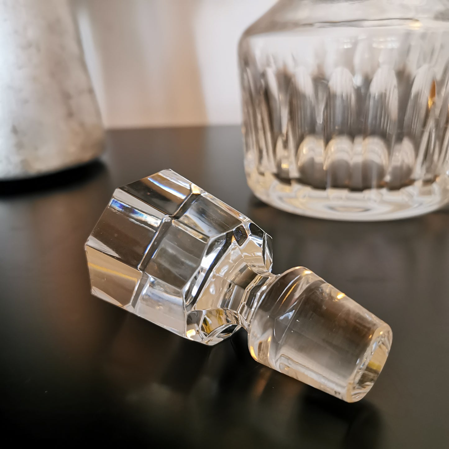 Carafe à whisky en cristal signé Saint Louis