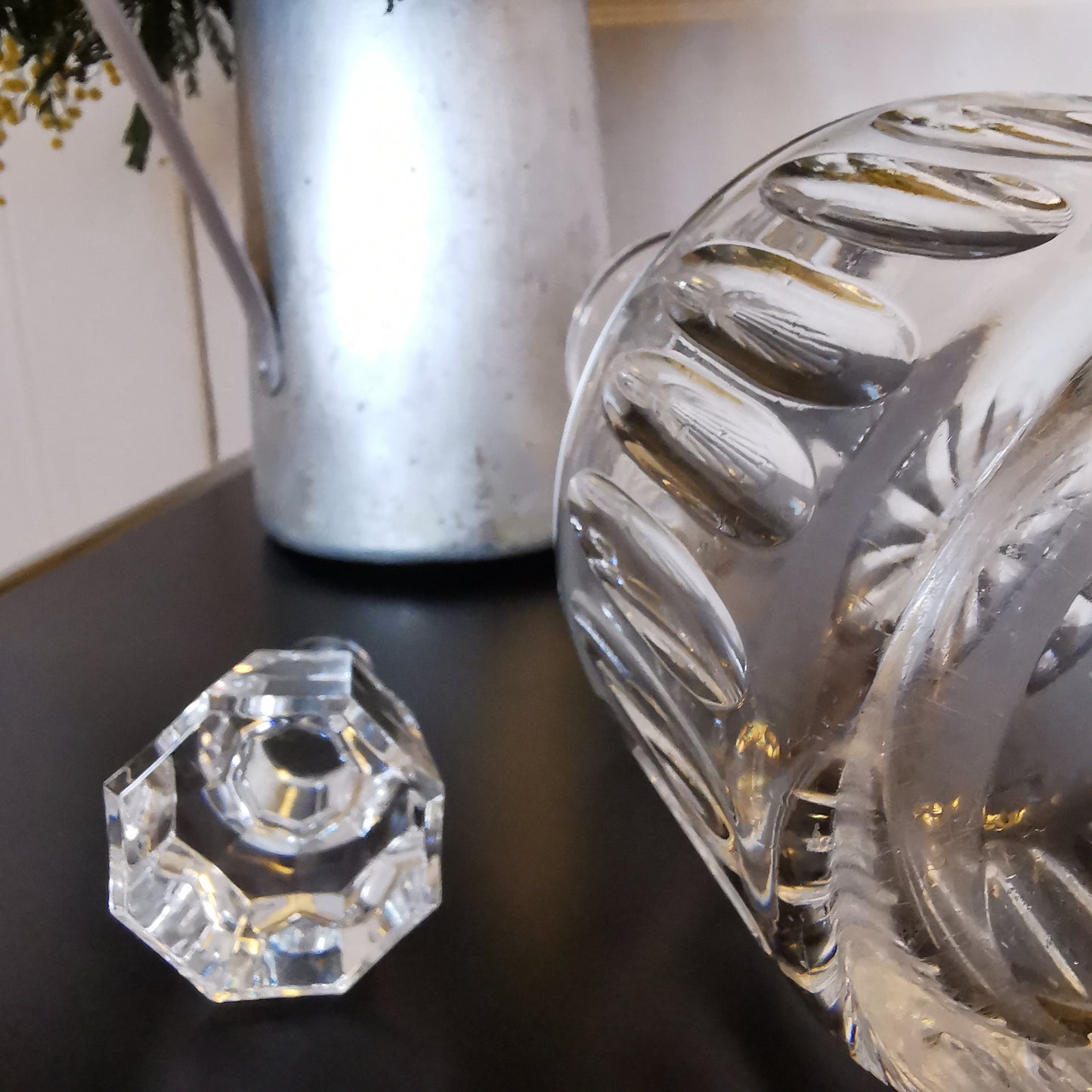 Carafe à whisky en cristal signé Saint Louis