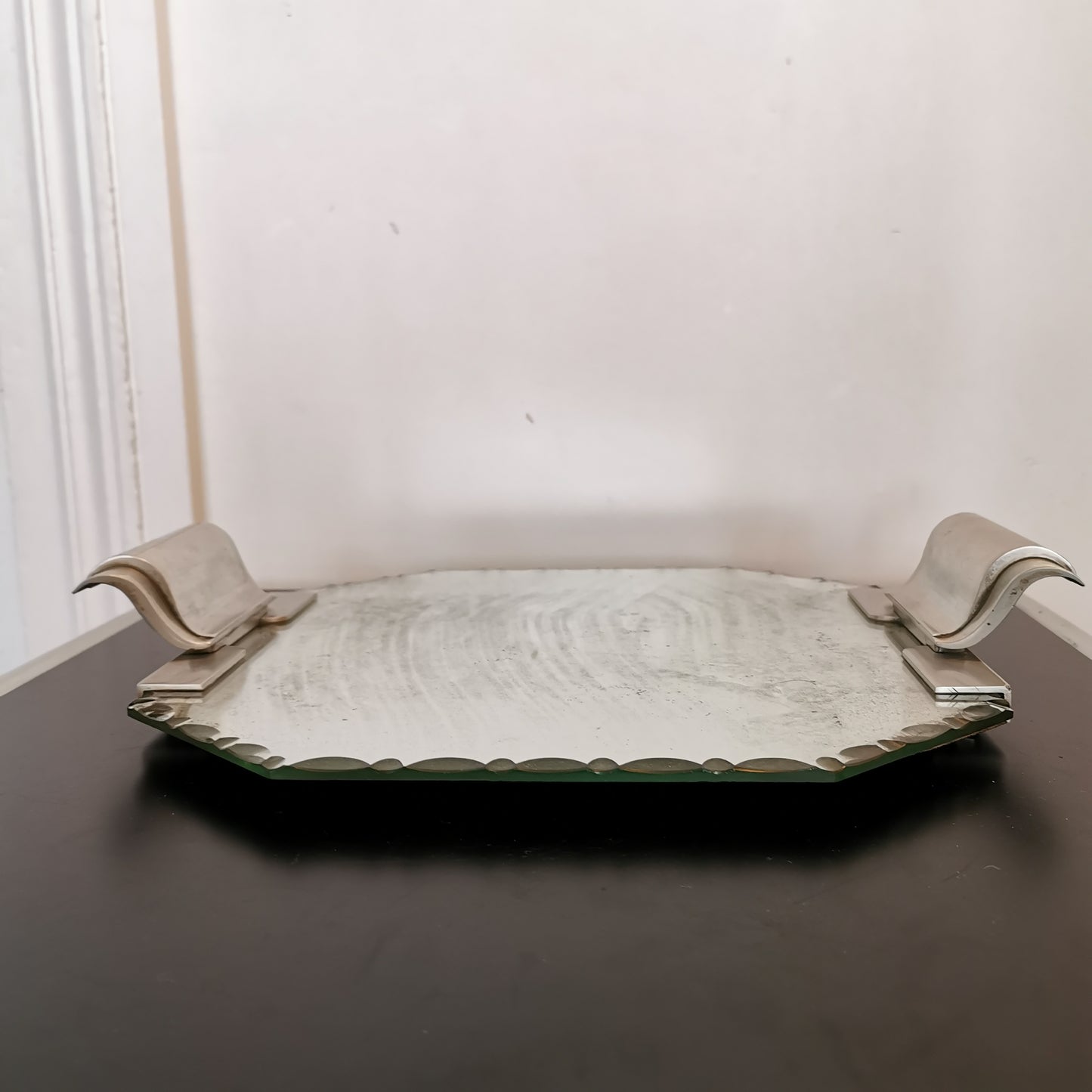 Plateau miroir art déco