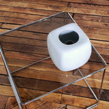 Vase cubique blanc Virebent modele Lebe