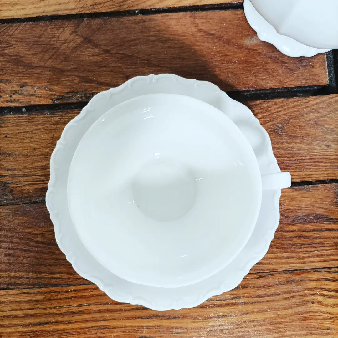 Tête à tête en porcelaine de Bavière