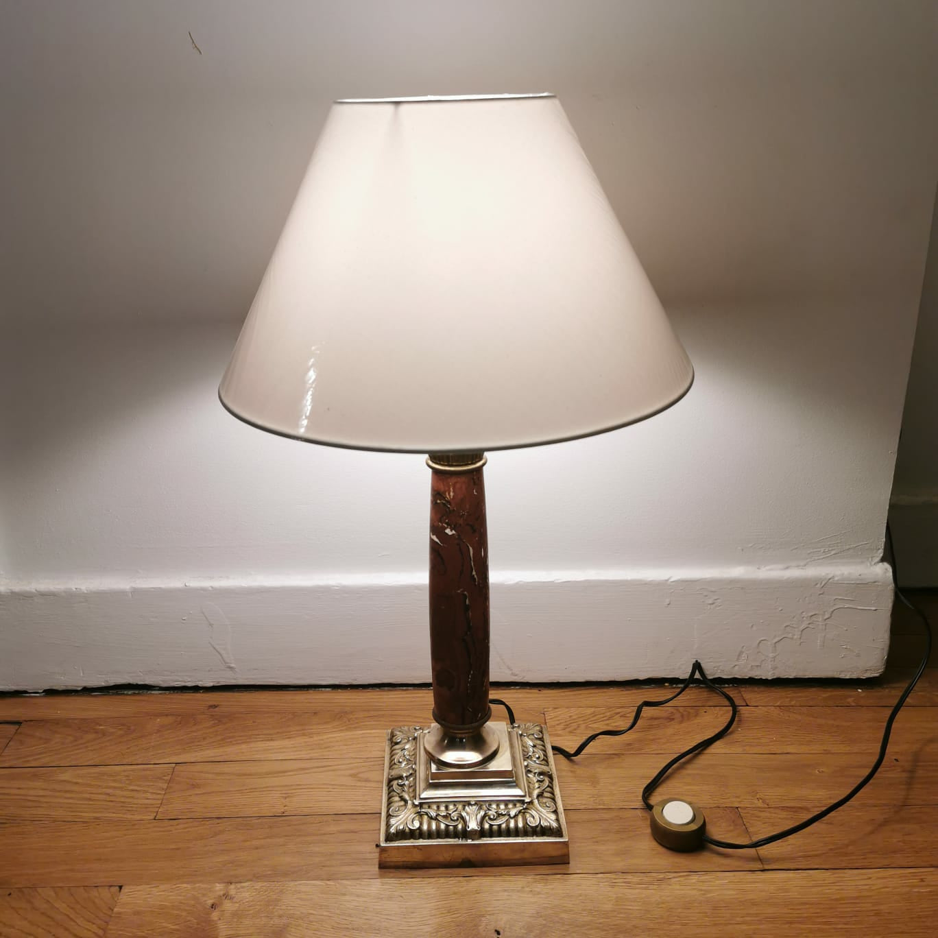 Lampe à poser style empire 54cm