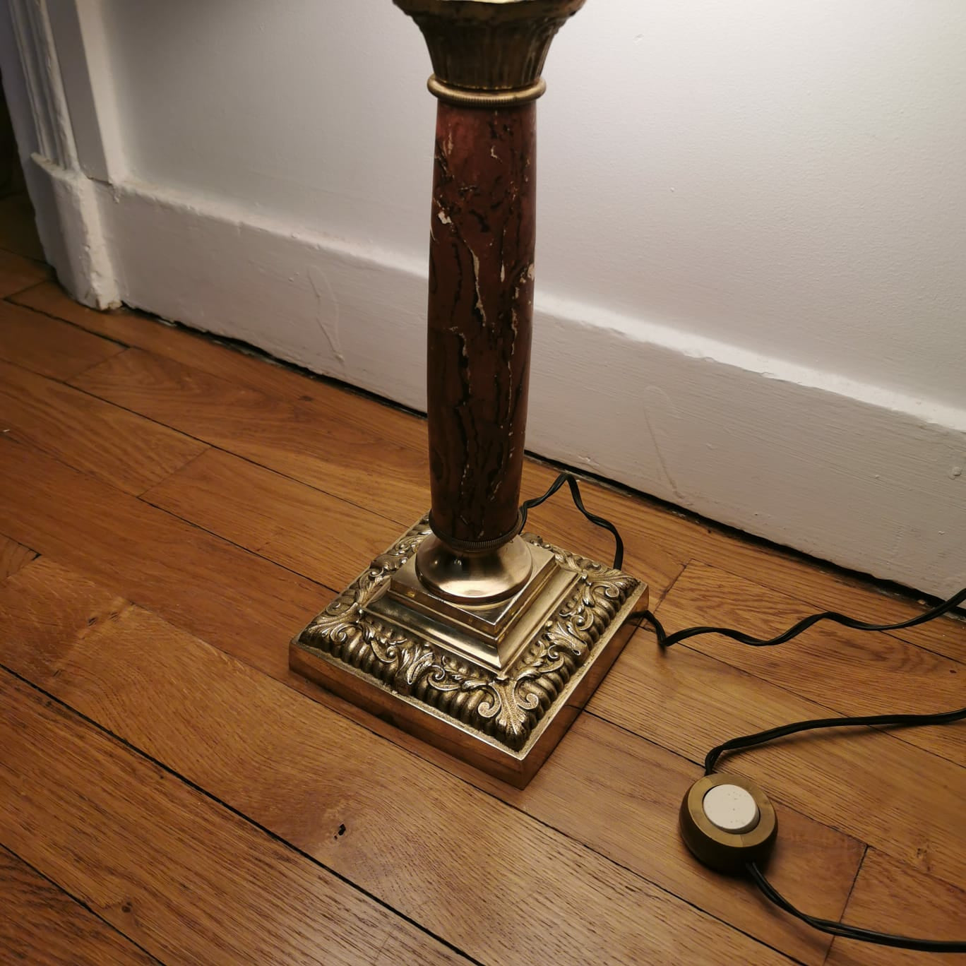 Lampe à poser style empire 54cm