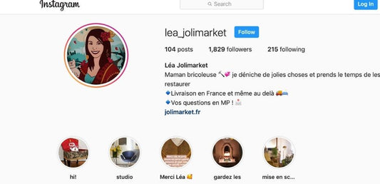 Compte instagram Jolimarket