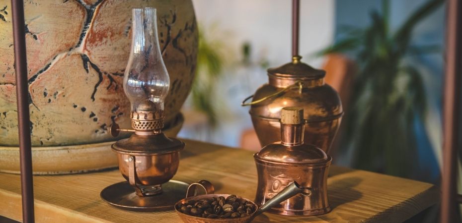 modèle de lampe à huile