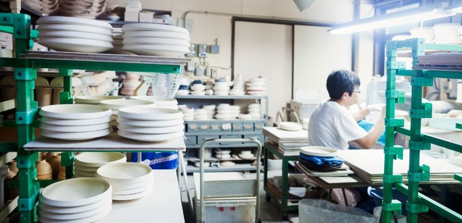 fabrication de porcelaine