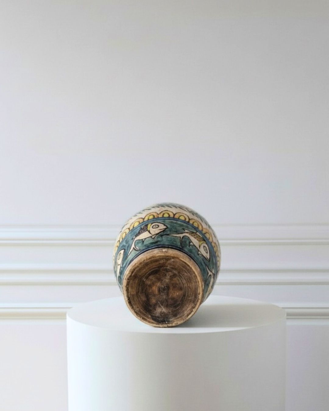 Vase en céramique émaillée, origine perse, années 60