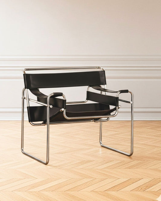 Fauteuil B3 Wassily design par Marcel Breuer.