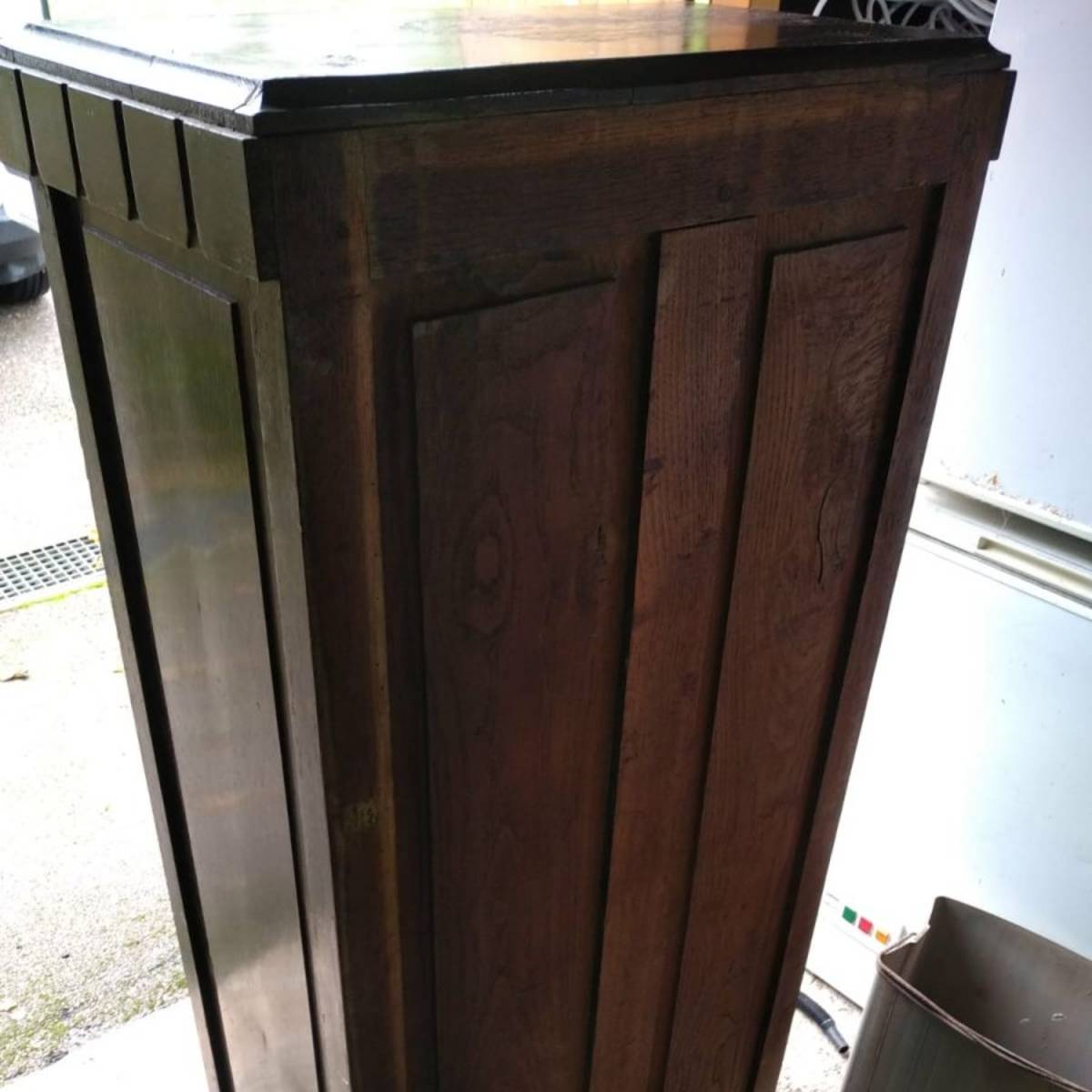 Armoire bonnetière vitrée 140 x 65