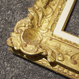 Cadre ou Miroir ancien style louis XIV décor à la bérain