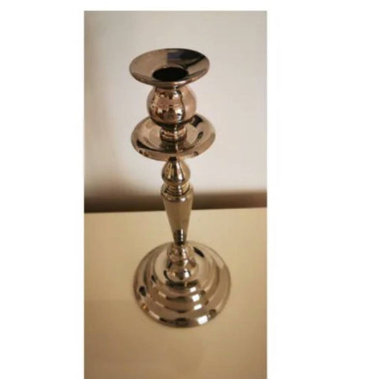 Bougeoir ancien en argent 30cm de hauteur