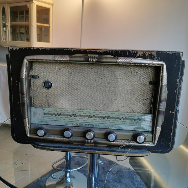 Vieille radio vintage Bluetooth Sonaclaire