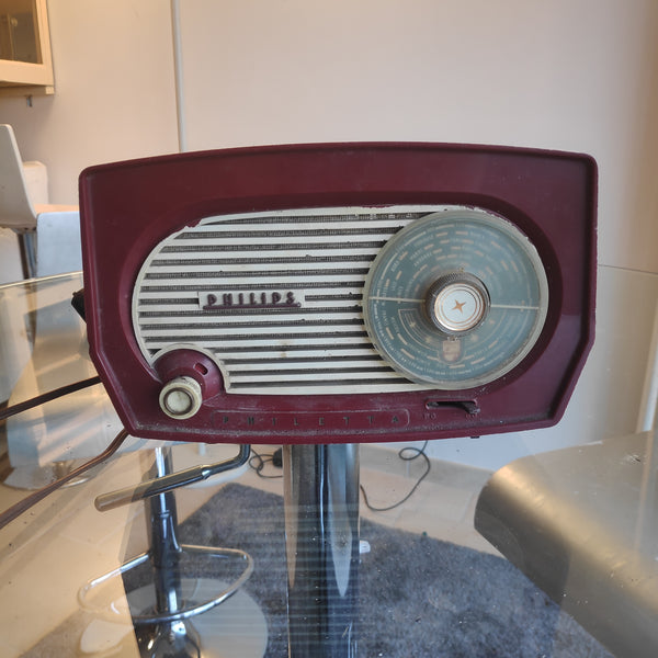 Vieille radio vintage Bluetooth Philips Philetta