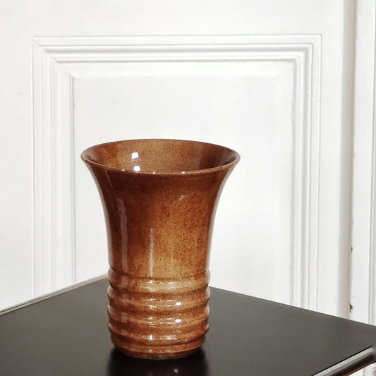 Vase en grès émaillé années 50 