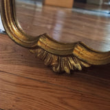Miroir style Louis XV doré