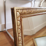 Miroir rectangulaire doré