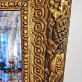 Grand miroir sur pied XVIIÈME biseauté doré