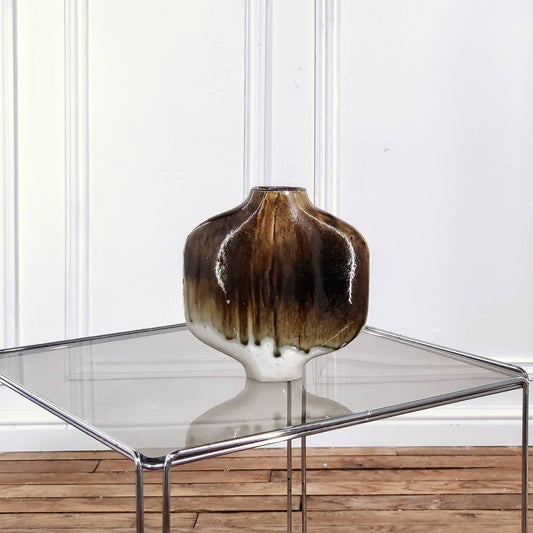 Vase à panse aplatie
