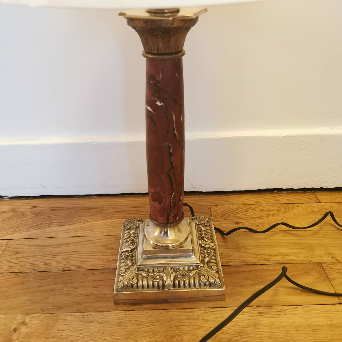 Lampe à poser style empire 54cm